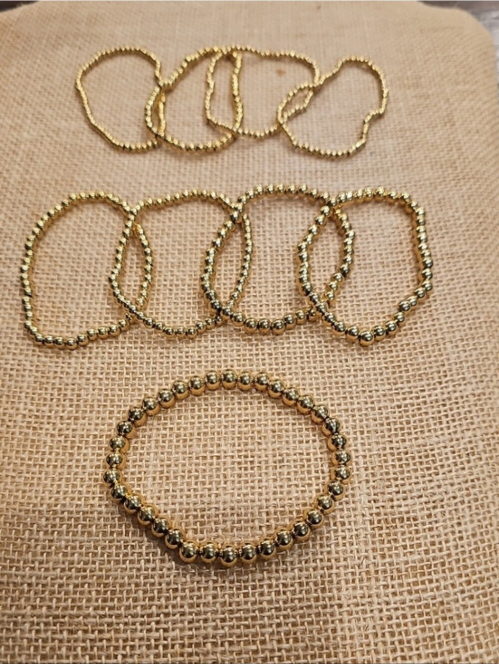 New PLUNDER 9 Strand Gold Bracelet - Picture 3 of 3